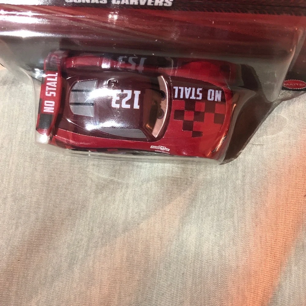 Pixar Cars Jonas Carvers Red Toy Car